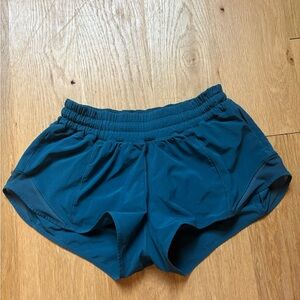 Women's Lululemon Hotty Hot Teal Shorts